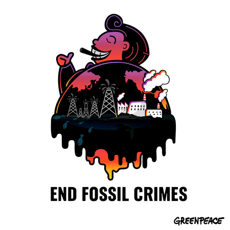 End fossil crimes